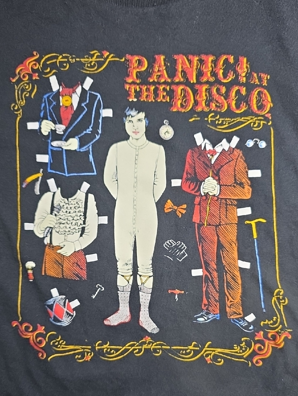 Panic! At The Disco Paper Doll Graphic Tee Shirt Sz Lg
